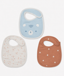 Baby Feeding Bibs 100% Pure Cotton for 3–12 Months (Pack of 3)