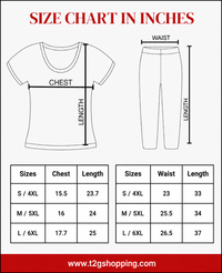 Women Textured Polyester Co-ord Set | Half Sleeve Top & Pants | Pack of 2 Set Combo