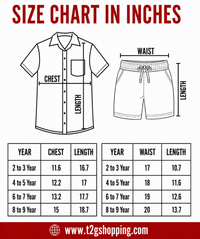 Polyester Checked Shirt and Shorts Set for Boy Kids Casual Wear Half Sleeve Co-Ord Set with Elastic Waist Shorts | Age 6 to 7 Years