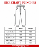 Kids Printed Cotton Track Pants for Boys | Soft Elastic Waist Full Length Joggers | Age 6 Months-5 Years | Pack of 3 Pieces