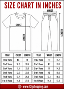 Cotton Printed Boys Night Suit Combo Set for Kids Casual Wear | Age 1 to 10 Years
