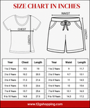 Girls Solid Ribbed Co-Ord Set for Casual Wear for Girl Kids | Age 1 to 10 Years | Bow Style Top & Shorts Combo Set