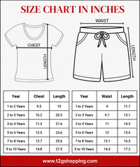 Girls Solid Ribbed Co-Ord Set for Casual Wear for Girl Kids | Age 1 to 10 Years | Bow Style Top & Shorts Combo Set