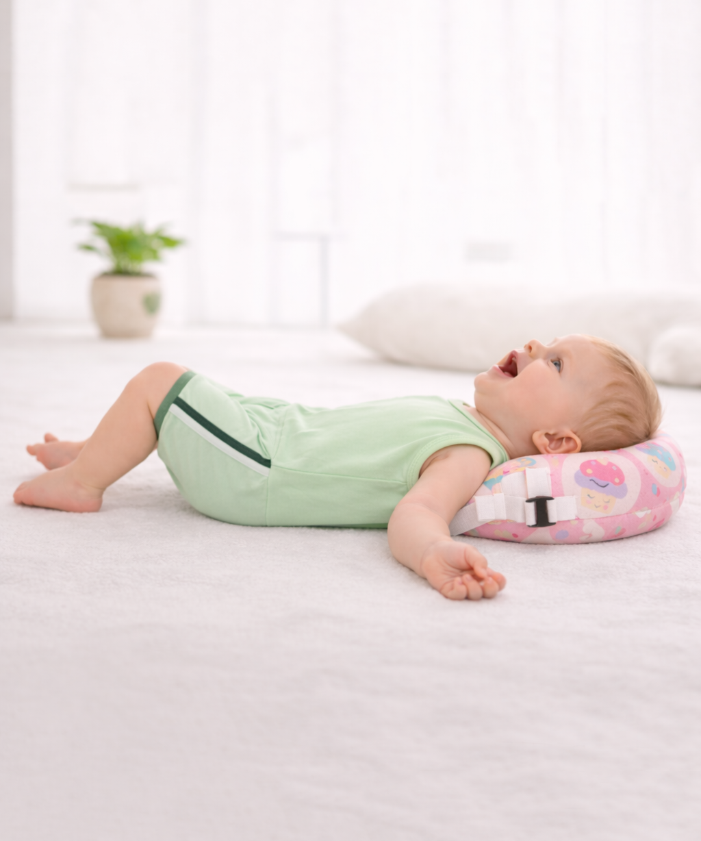 Baby Angel Head Support Pillow This Product Velvet | Soft Neck Support Cushion (4–18 Months)
