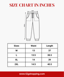 Rolls Run Branded Mens Cotton Track Pant | Dark Grey Color | 100% Pure Cotton Loopknit Fabric | Sizes M to 2XL