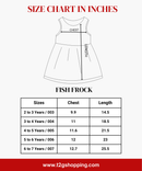 Fish Frock Floral Printed | Casual wear for Girl Kids Age 2 To 7 Years (Pack of 3)