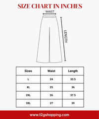 Printed Palazzo Pant | Casual Night wear for Women (Pack of 3)