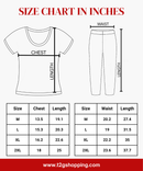 Girls Cotton Printed T-Shirt with Vertical Textured Lines Full-Length Pant Nightwear | Age 8 to 15 Years (Pack Of 3 Sets)