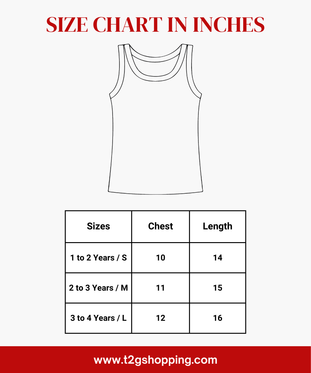 Cotton Stripes Kids Girls Sleeveless T-shirt (Pack of 5)