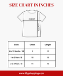 Kids Girls Cotton Printed T-shirt | 0 to 3 Years (Pack Of 3 Pieces)