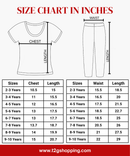Girl Kids All Over Printed Co-ord Set | Tshirt and Pant | Age 2 to 10 Years (Pack of 3 Sets)