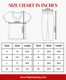 Girls Cotton All-Over Printed T-Shirt & Full-Length Pant Night Suit | Age - 9 to 15 Years | Pack of 2 Sets