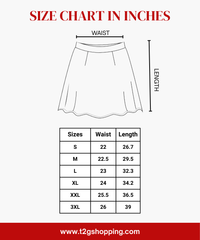 Rayon Floral Printed Skirt for Women Casual & Party Wear | Combo (Pack of 3)