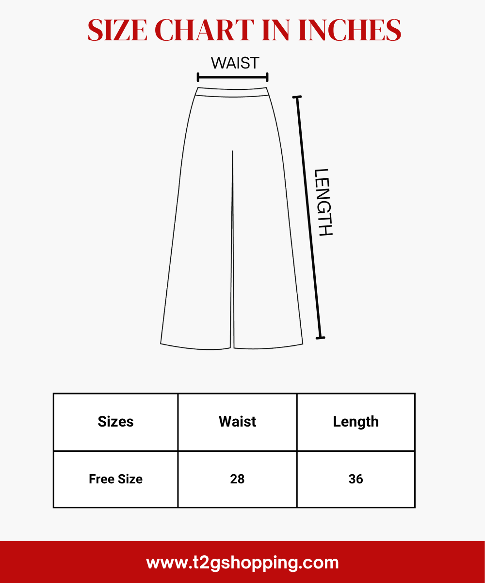 Crinkle Cotton Palazzo Pant | Casual Night wear for Women (Pack of 2)