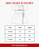 Girls Printed Half Sleeve Cotton Contrast Frock Dress | Floral Knee Length Casual Wear for Kids | Age - 5 to 10 Years | (Pack of 2)