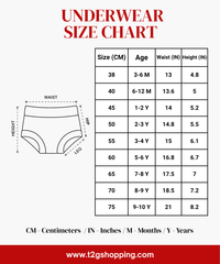 Boy Kids Printed Underwear Brief 100% Pure Cotton for 1-10 Years (Pack of 5)