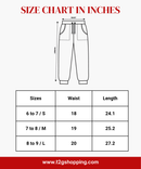 Girls Cotton Printed Track Pants (Pack of 3) | Nightwear & Casual | 6–9 Years