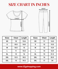 Girls Textured Polyester Co-ord Set | Half Sleeve Top & Pants | Pack of 2 Pieces
