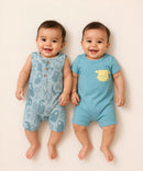 Cotton Babies Body Suit  | Sleep Suit | Romper | Age 0-18 Months (Pack Of 2)
