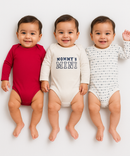 Cotton Babies Body Suit  | Sleep Suit | Romper | Age 0-18 Months (Pack Of 3)