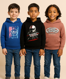 Cotton Kids Hoodie Printed Multi Colour | Age 6 to 11 Years (Pack of 3 Pieces)