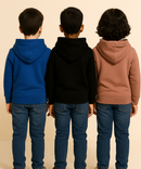 Cotton Kids Hoodie Printed Multi Colour | Age 6 to 11 Years (Pack of 3 Pieces)