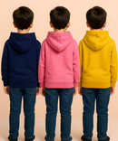 Cotton Kids Hoodie Printed Multi Colour | Age 6 to 11 Years (Pack of 3 Pieces)