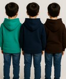 Cotton Kids Hoodie Printed Multi Colour | Age 3 to 6 Years | (Pack of 3 Pieces)
