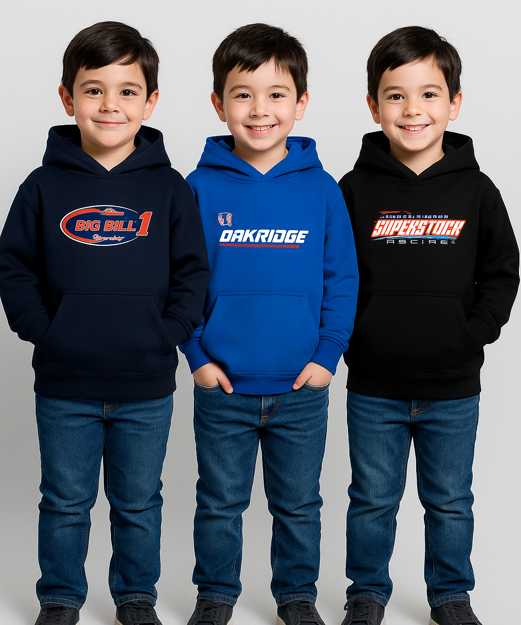 Cotton Kids Hoodie Printed Multi Colour | Age 3 to 6 Years | (Pack of 3 Pieces)