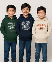 Cotton Kids Hoodie Printed Multi Colour | Age 3 to 6 Years | (Pack of 3 Pieces)
