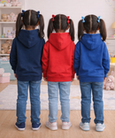 Cotton Kids Cartoon Printed Hoodie Multi Color | Age 2 to 11 Years (Pack of 3 Pieces)