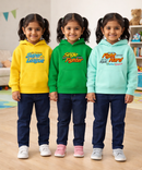 Cotton Kids Cartoon Printed Hoodie Multi Color | Age 2 to 11 Years (Pack of 3 Pieces)