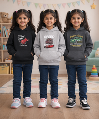 Cotton Kids Cartoon Printed Hoodie Multi Color | Age 2 to 11 Years (Pack of 3 Pieces)