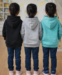 Cotton Kids Cartoon Printed Hoodie Multi Color | Age 2 to 11 Years (Pack of 3 Pieces)