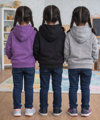 Cotton Kids Cartoon Printed Hoodie Multi Color | Age 2 to 11 Years (Pack of 3 Pieces)