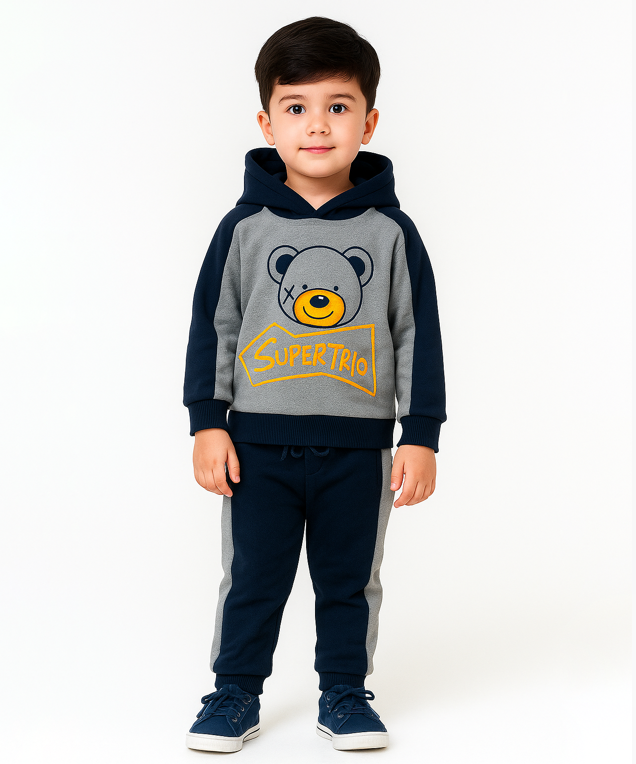 Cotton Kids Hoodie Printed | Age 1 to 5 Years | Hoodie Top and Track Pant Co-ord Set