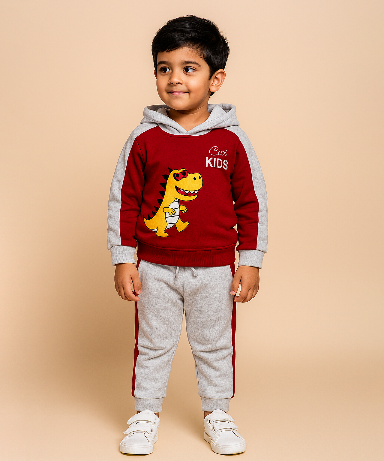 Cotton Kids Hoodie Printed | Age 1 to 5 Years | Hoodie Top and Track Pant Co-ord Set