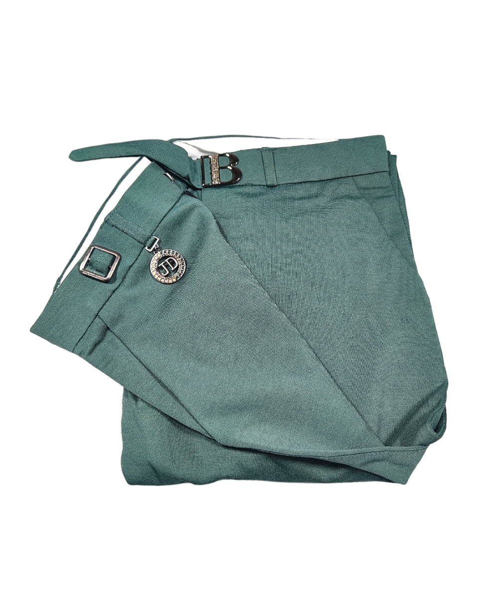 D Mark Slim Fit Lycra Pant Green Colour, Formal Lycra Pant, Regular Fit Lycra Blend Trousers