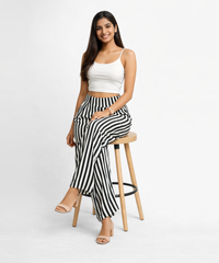 Elephant Palazzo Pant | Casual Wear for Women | Zebra Lines