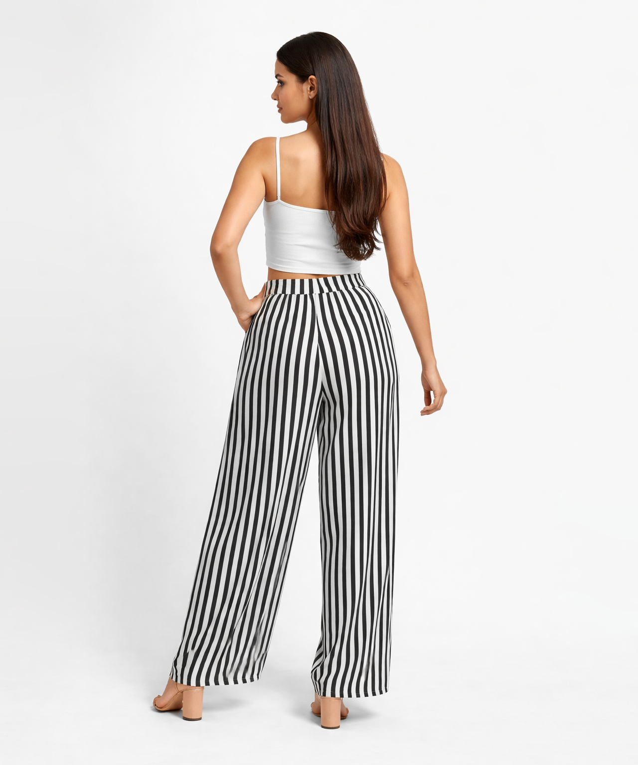 Elephant Palazzo Pant | Casual Wear for Women | Zebra Lines