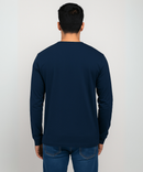 Full Sleeve Round Neck T Shirt / 100% Combed Cotton Single Jersey Bio Wash / ROLLS RUN