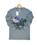 Full Sleeve Round Neck T Shirt / 100% Combed Cotton Single Jersey Bio Wash / ROLLS RUN