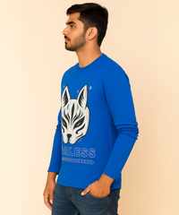 Full Sleeve Round Neck T Shirt / 100% Combed Cotton Single Jersey Bio Wash / ROLLS RUN