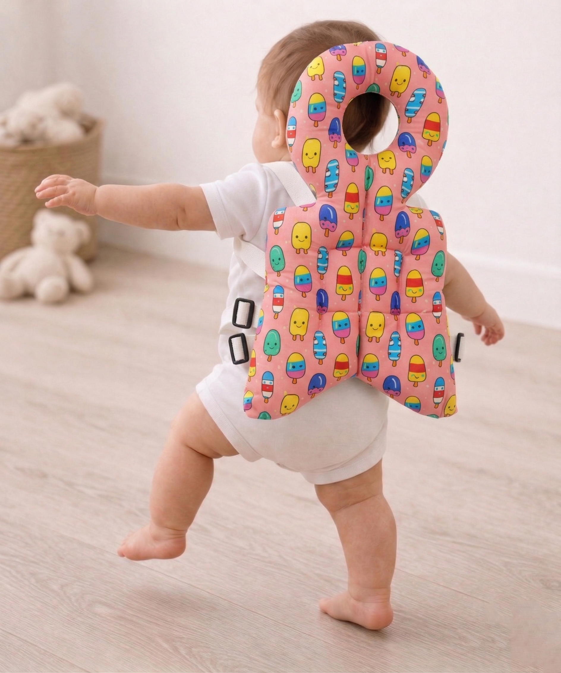 Baby Angel Head Support Pillow This Product Cotton | Soft Neck Support Cushion (4–18 Months)