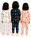 Girl Kids All Over Printed Co-ord Set | Tshirt and Pant | Age 3 to 6 Years (Pack of 3 Sets)