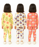 Girl Kids All Over Printed Co-ord Set | Tshirt and Pant | Age 3 to 6 Years (Pack of 3 Sets)