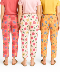 Women's 100% Printed Soft Cotton Night Wear | Track Pant - Pyjama (Pack of 3)