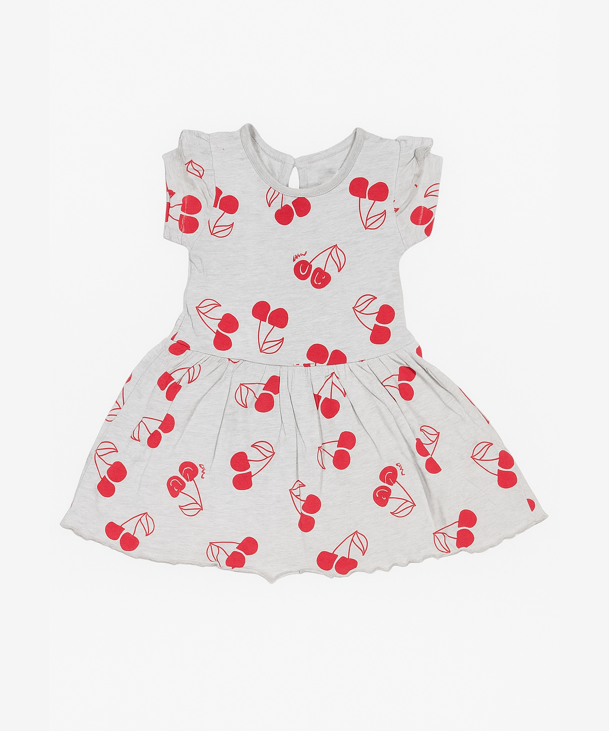 Girls 100% Cotton Printed Gown Dress/Frock Dress | Age 3-18 Months