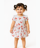 Girls 100% Cotton Printed Gown Dress/Frock Dress | Age 3-18 Months