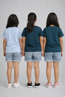 Girls Printed Casual Round Neck T-shirt (Pack of 3 Pieces)